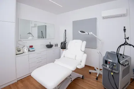 Chair and Dermatologist's Equipment